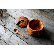 Load image into Gallery viewer, Olive Wood Spice Jar
