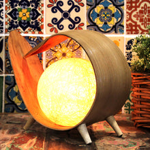 Load image into Gallery viewer, Natural Coconut Lamp - Natural Loop
