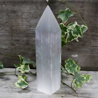 Selenite Pencil Point Tower