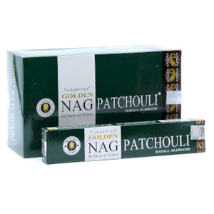 Golden Nag -  Patchouli Incense Sticks