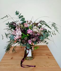 Vintage Bloom Vase Bouquet