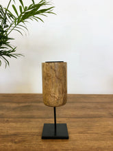 Load image into Gallery viewer, Mango Wood Tealight Holder
