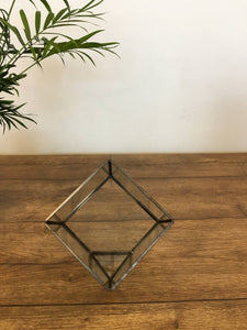 Glass Terrairum - Cube on Corner