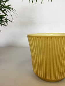 Delphi Plant Pot - Ochre yellow